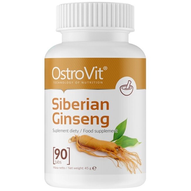 Supliment alimentar OstroVit Siberian Ginseng, 90 Tablete
