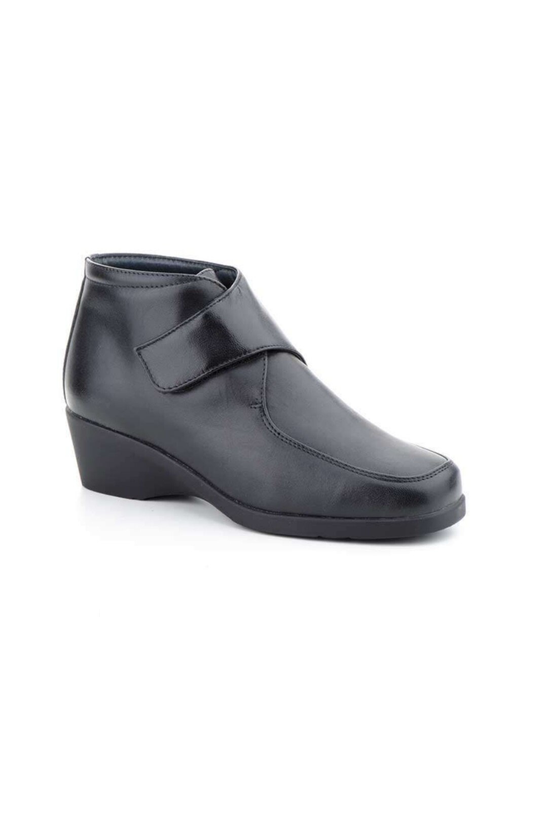 Ghete Dama Veronica, din piele naturala Jam, Negru