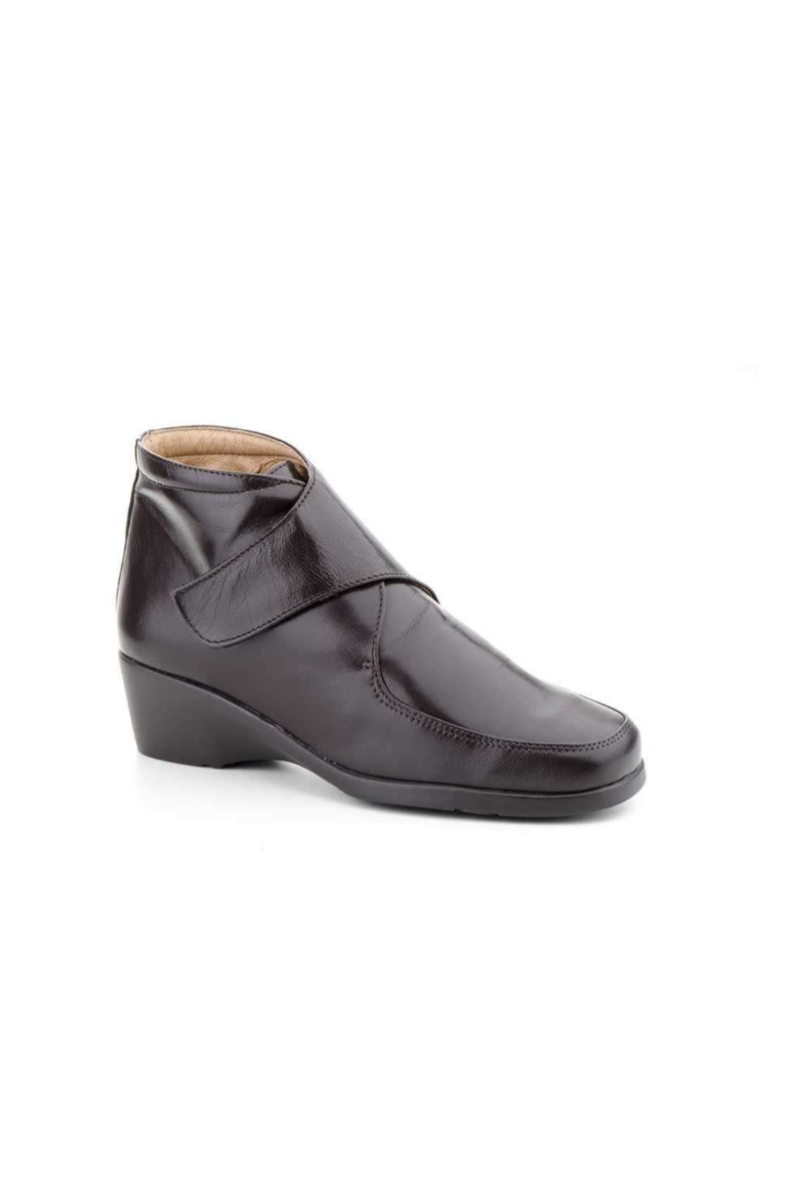 Ghete Dama Veronica, din piele naturala Jam, Maro inchis