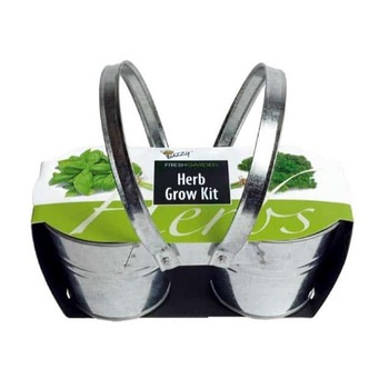 Mix de plante aromatice Herb Duo Metal, set de cultivare, 2 Ghivece Mix de plante aromatice Herb Duo Metal, set de cultivare, 2 Ghivece