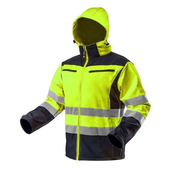 Geaca de lucru, reflectorizanta, galben, impermeabil, model Visibility, marimea XXL/58, NEO Geaca de lucru, reflectorizanta, galben, impermeabil, model Visibility, marimea XXL/58, NEO