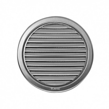 Grila aerisre rotunda inox D110 mm Grila aerisre rotunda inox D110 mm