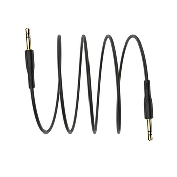 Cablu auxiliar, audio stereo, Jack 3.5 mm, 3 pini, Negru Cablu auxiliar, audio stereo, Jack 3.5 mm, 3 pini, Negru