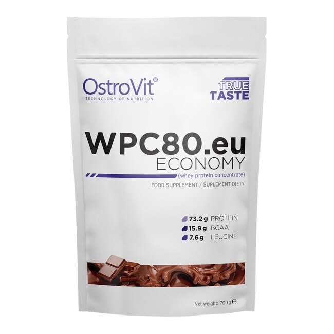 Supliment alimentar OstroVit Economy WPC80.eu, Ciocolata, 700 gr