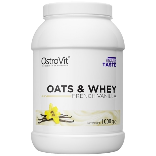 Supliment alimentar OstroVit Oats & Whey, Vanilie, 1000 gr