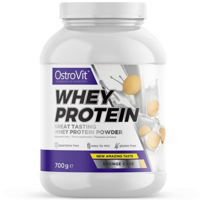 Supliment alimentar OstroVit Whey Protein, Tort de casa, 700 gr