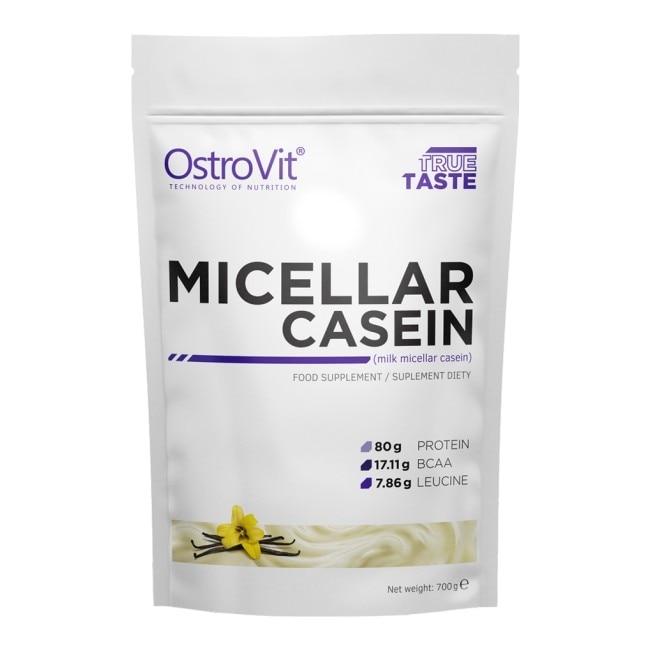 Supliment alimentar OstroVit Micellar Casein, Vanilie, 700 gr