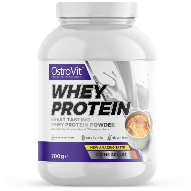 Supliment alimentar OstroVit Whey Protein, Creme brulee, 700 gr