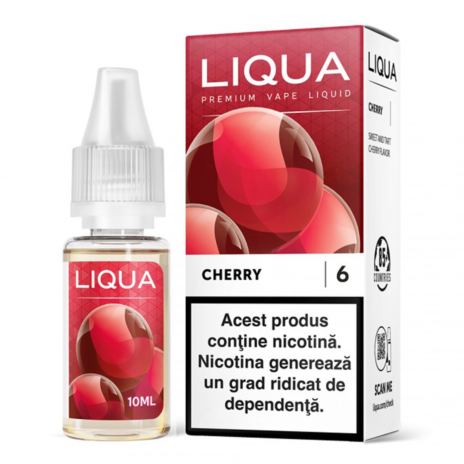 Lichid pentru Tigara Electronica Liqua Elements, 10ml, Cherry, 6mg