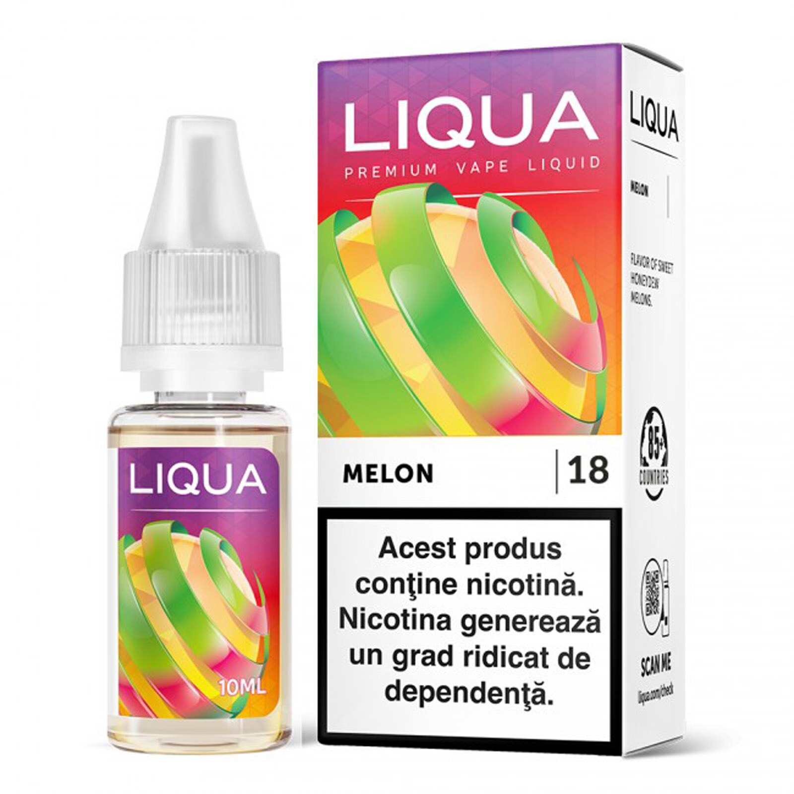 Lichid pentru Tigara Electronica Liqua Elements, 10ml, Melon, 18mg