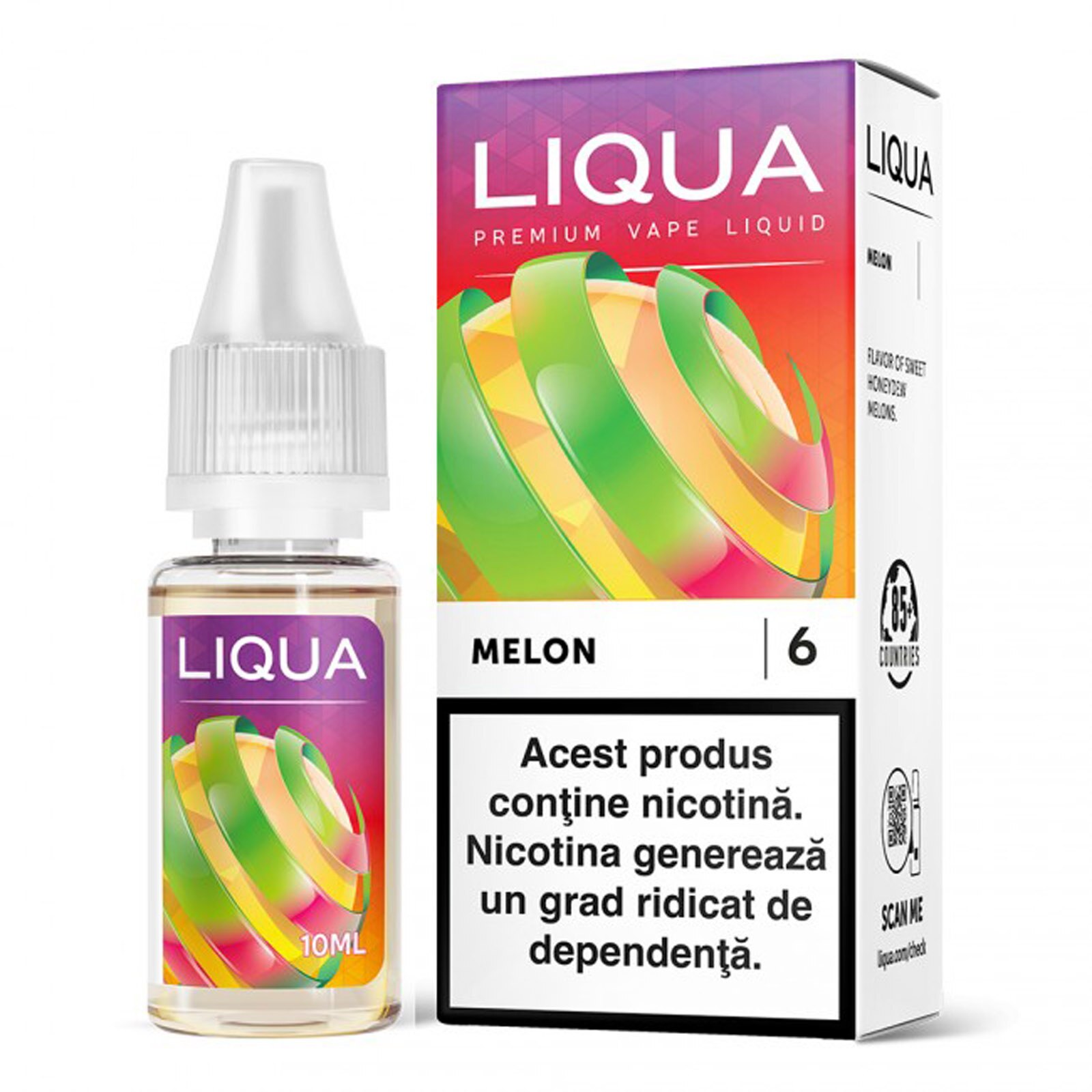 Lichid pentru Tigara Electronica Liqua Elements, 10ml, Melon, 6mg