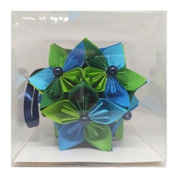 Glob Kusudama - cold colors 1 Glob Kusudama - cold colors 1