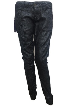 Pantaloni, Bershka, Albastru Negru Pantaloni, Bershka, Albastru Negru