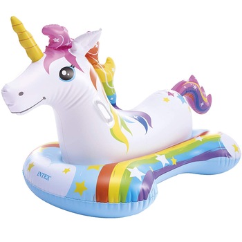 Saltea gonflabila Intex - Ride-on, Unicorn, 163 x 86 cm Saltea gonflabila Intex - Ride-on, Unicorn, 163 x 86 cm