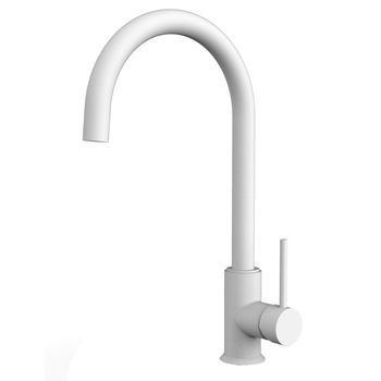 Baterie bucatarie Roca Etna alb, pipa inalta, racorduri incluse, sistem pornire Cold Start Baterie bucatarie Roca Etna alb, pipa inalta, racorduri incluse, sistem pornire Cold Start