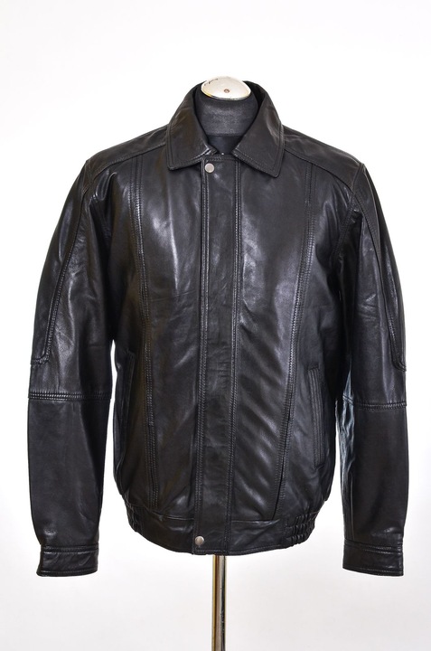 Klasszikus Fekete bőrkabát