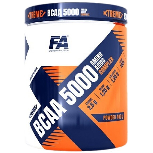 Supliment alimentar FA Nutrition Xtreme BCAA 5000, Portocale, 400 gr