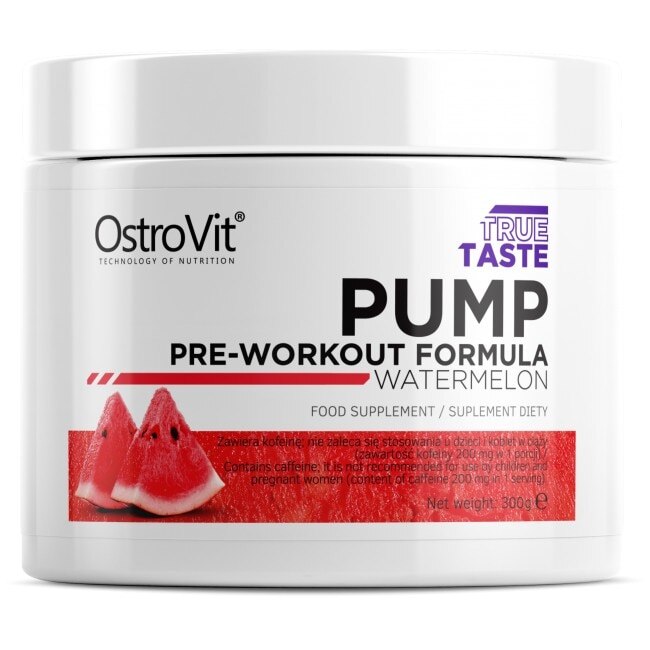 Supliment alimentar OstroVit PUMP Pre-Workout Formula, Mentolat, 300 gr