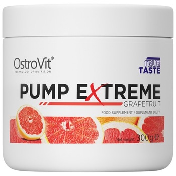Supliment alimentar OstroVit Pump Extreme / Pre-Workout, Fructe de padure 300 gr Supliment alimentar OstroVit Pump Extreme / Pre-Workout, Fructe de padure 300 gr
