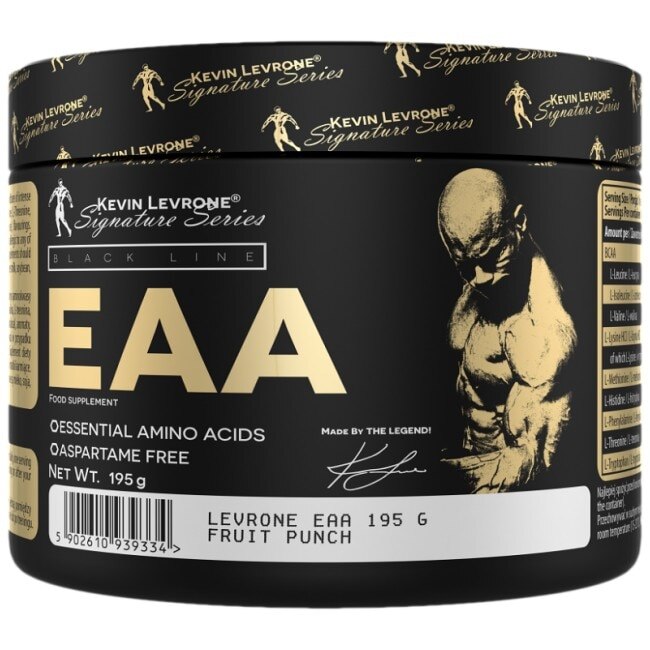 Supliment alimentar Kevin Levrone Black Line / EAA / Essential Amino Acids, Punch de fructe, 195 gr