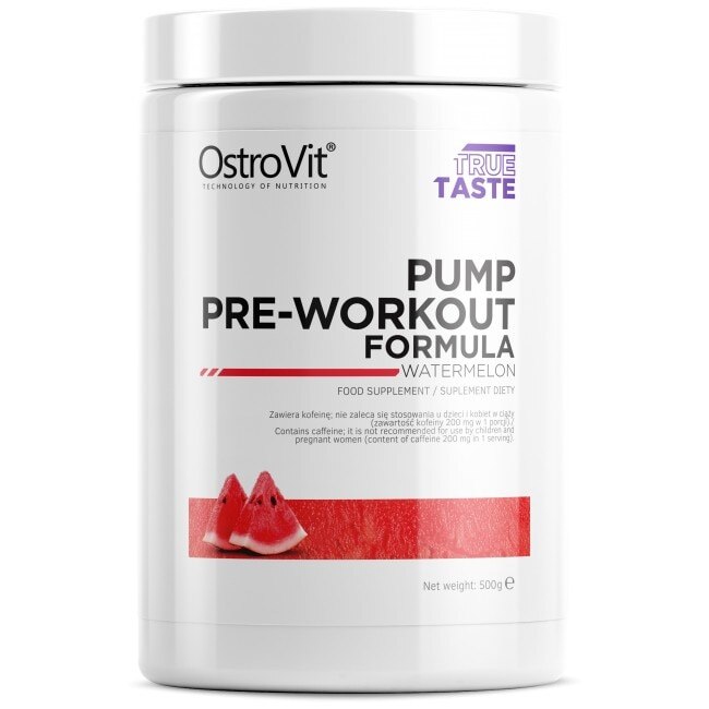 Supliment alimentar OstroVit PUMP Pre-Workout Formula, Mentolat, 500 gr