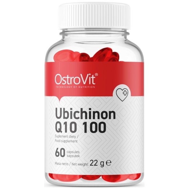 Supliment alimentar OstroVit CoQ10 / Ubichinon 100 mg, 60 Gel Capsule