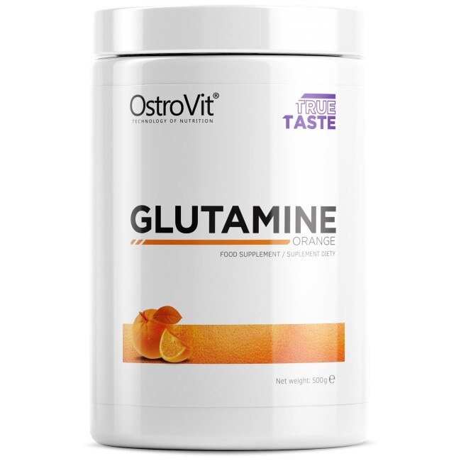 Supliment alimentar OstroVit Glutamine Powder, Portocale, 500 gr