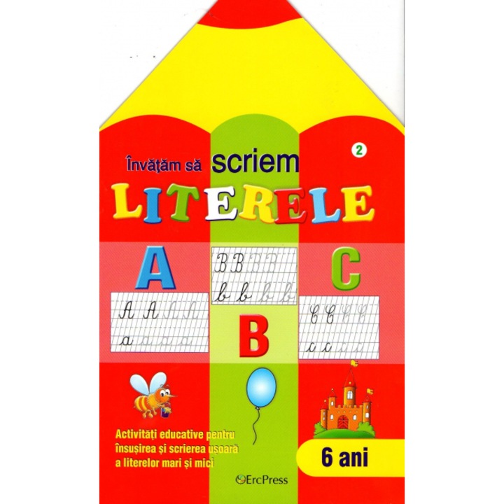 Invatam sa scriem literele - creion
