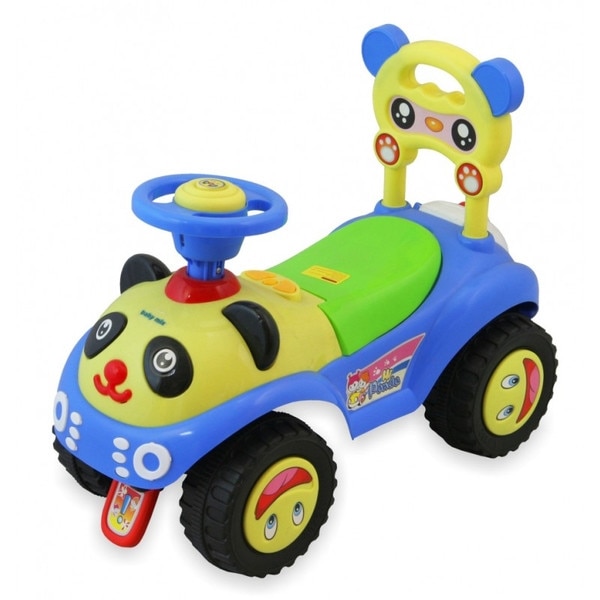 Masinuta de impins copii Panda Blue