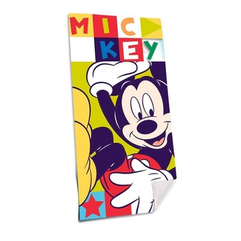 Prosop de plaja, Hey Mickey, 140x70cm Prosop de plaja, Hey Mickey, 140x70cm