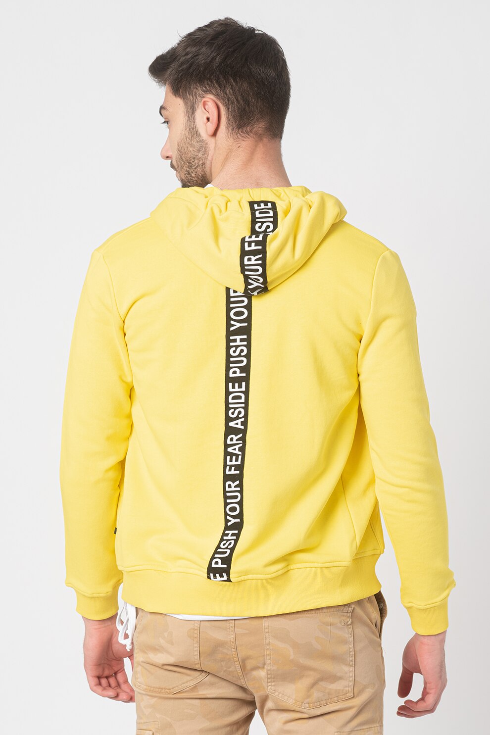 LTB, Hanorac cu fermoar si buzunare frontale Nimoke, Galben