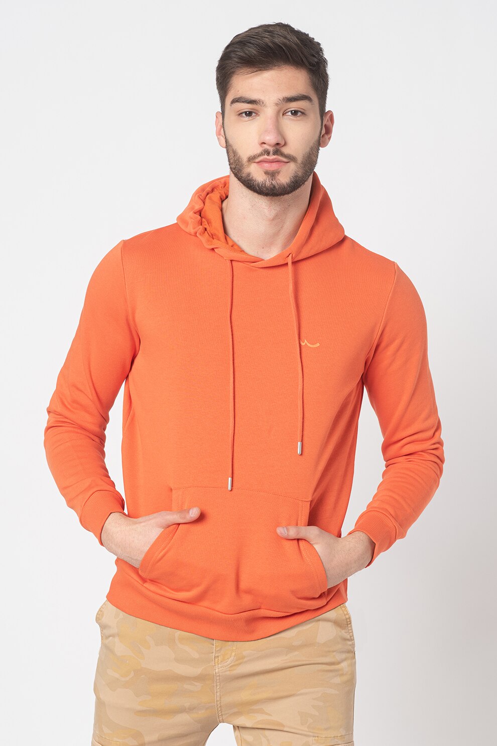 LTB, Hanorac cu buzunar kangaroo Tepija, Oranj mandarina