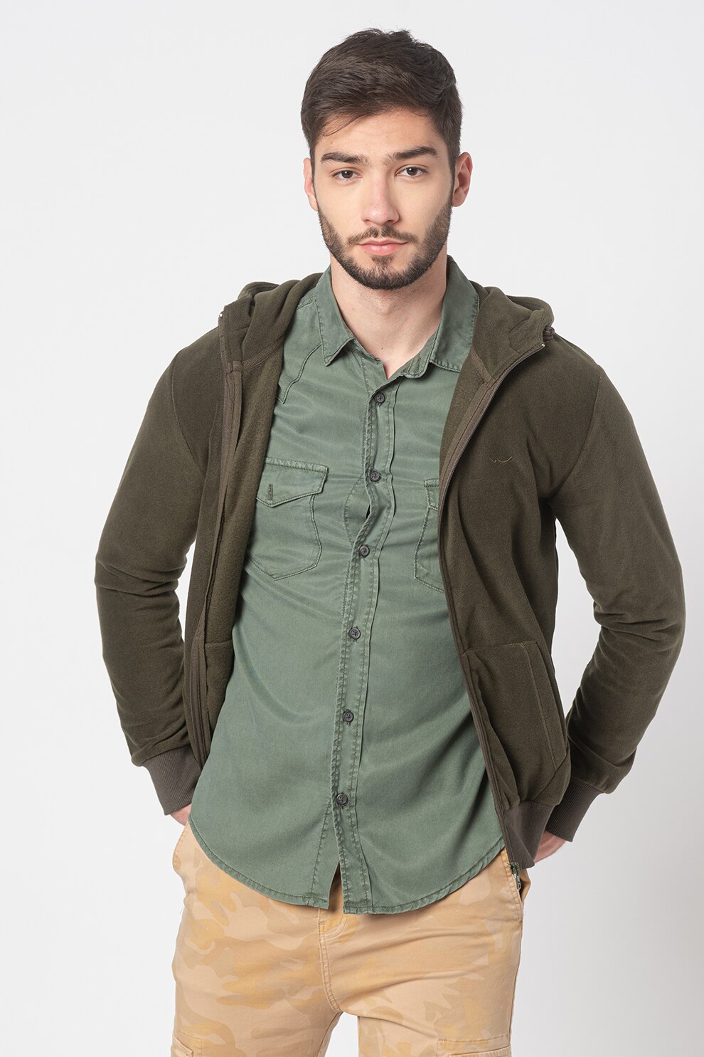 LTB, Hanorac cu fermoar Momada, Verde militar