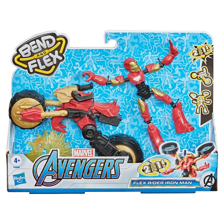 Фигурка Bend and Flex Avengers - Iron Man Flex Rider