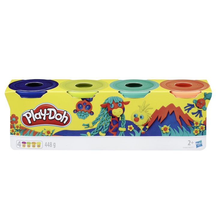 Set Play-Doh - Wild, 4 cutii