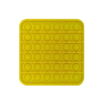 Jucarie senzoriala,antistres, patrata , galben,13cm Jucarie senzoriala,antistres, patrata , galben,13cm