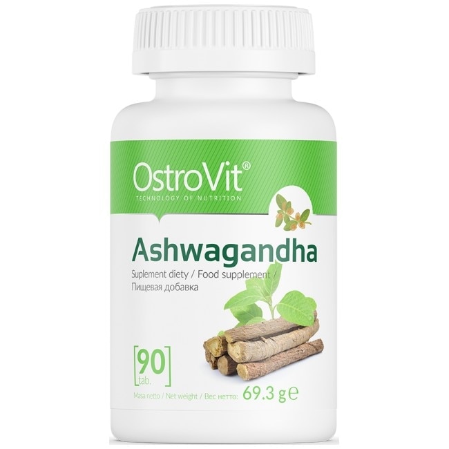 Supliment alimentar OstroVit Ashwagandha Extract 375 mg, 90 Tablete
