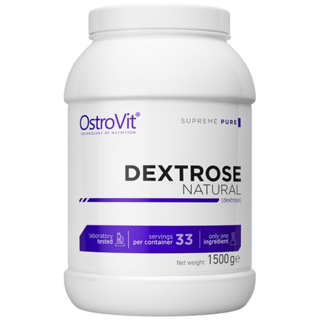 Supliment alimentar OstroVit Dextrose, Tasteless, 1500 gr