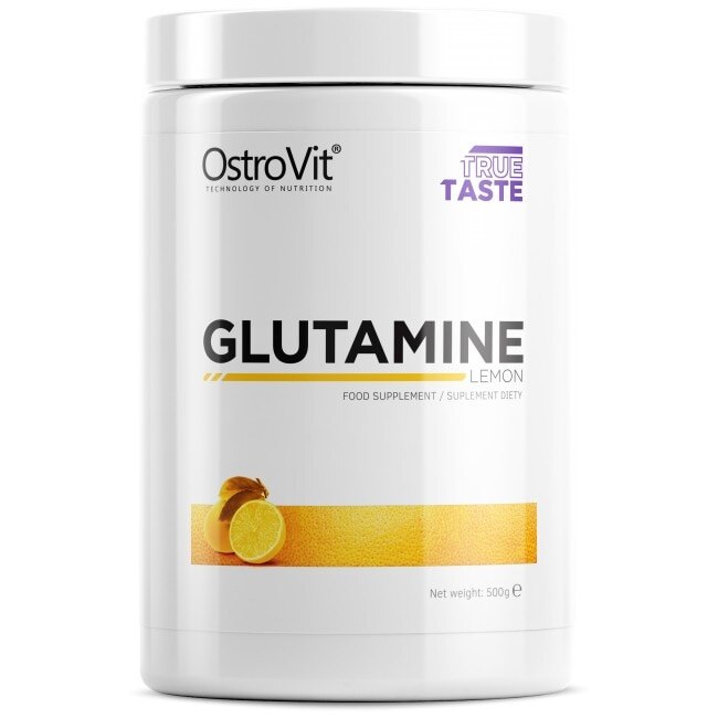 Supliment alimentar OstroVit Glutamine Powder, Lemon, 500 gr