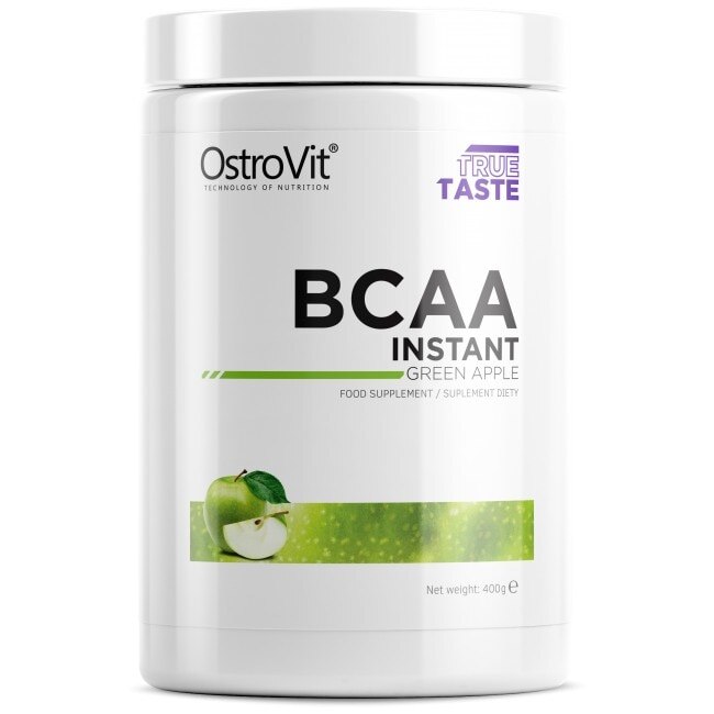 Supliment alimentar OstroVit BCAA Instant Powder, Mar Verde, 400 gr