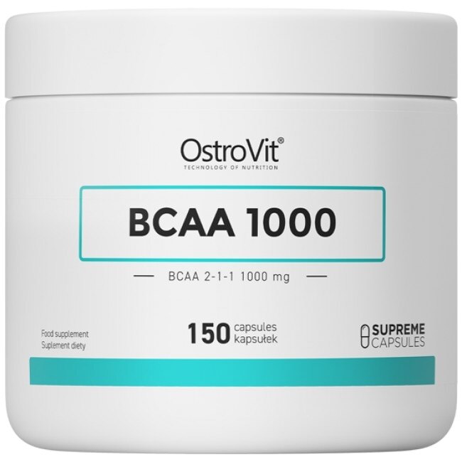 Supliment alimentar OstroVit BCAA 1000, 150 Capsule