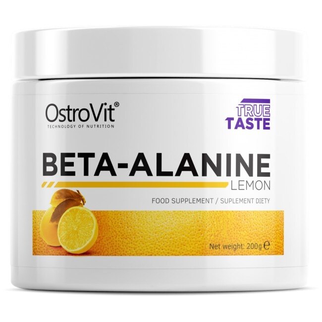 Supliment alimentar OstroVit Beta Alanine Powder, Lemon, 200 gr
