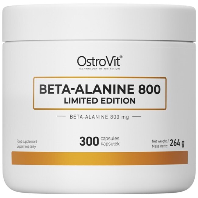 Supliment alimentar OstroVit Beta Alanine 800 / Limited Edition, 300 Capsule