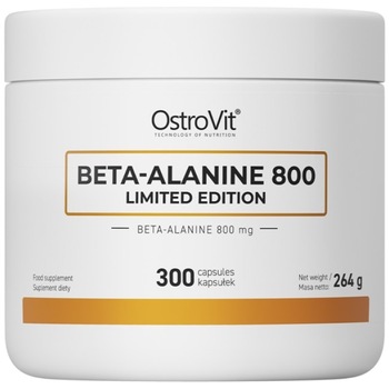 Supliment alimentar OstroVit Beta Alanine 800 / Limited Edition, 300 Capsule Supliment alimentar OstroVit Beta Alanine 800 / Limited Edition, 300 Capsule