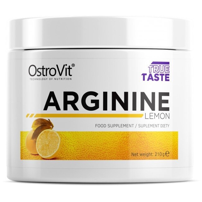 Supliment alimentar OstroVit Arginine Powder, Lemon, 210 gr