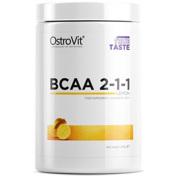 Supliment alimentar OstroVit BCAA 2:1:1 Powder, Lemon, 400 gr Supliment alimentar OstroVit BCAA 2:1:1 Powder, Lemon, 400 gr