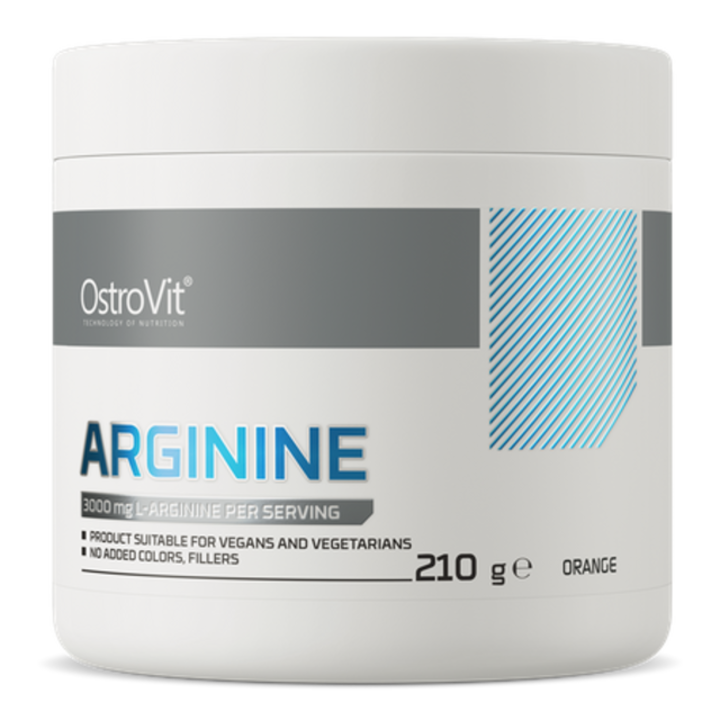 Supliment alimentar OstroVit Arginine Powder, Portocale, 210 gr