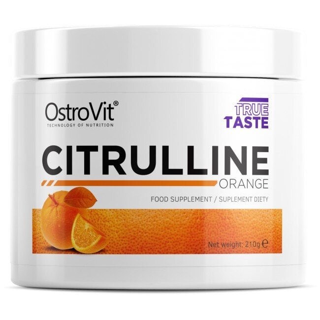 Supliment alimentar OstroVit Citrulline Malate Powder, Portocale, 210 gr