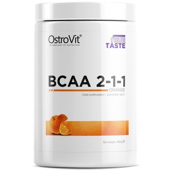 Supliment alimentar OstroVit BCAA 2:1:1 Powder, Portocale, 400 gr Supliment alimentar OstroVit BCAA 2:1:1 Powder, Portocale, 400 gr