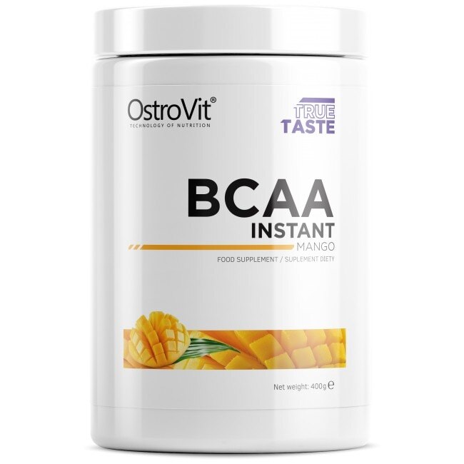 Supliment alimentar OstroVit BCAA Instant Powder, Mango, 400 gr